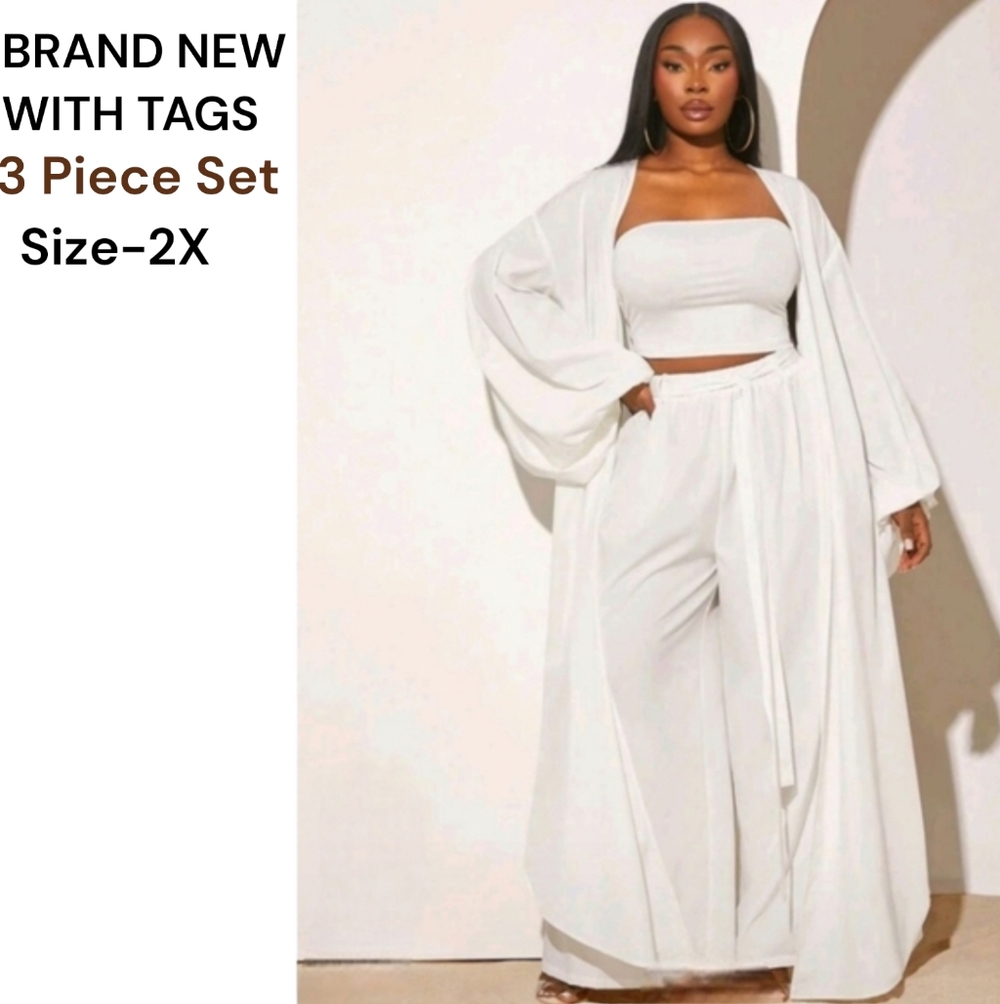 3 Pce White Outfit BRAND NEW WITH TAGS